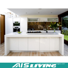 Muebles de gabinete de cocina de laca blanca del diseño moderno (AIS-k356)